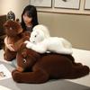 Big Size Cute Lying Horse Plush Toys Stuffed Cartoon Animal Horse Shooting Props Xmas Birthday Gifts