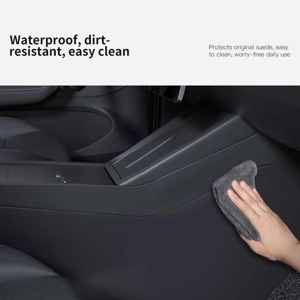 YZ For Tesla Model 3/Y Highland Juniper 2025 TPE Central Control Side Anti Kick Pad Anti-dirt Protective Protecto Accessories