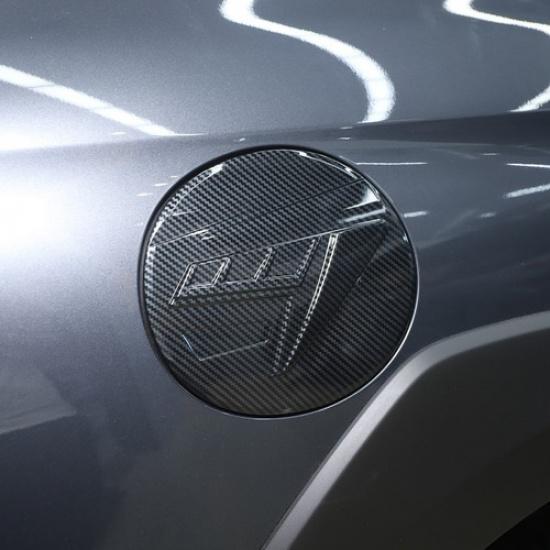 Carbon Fiber ABS Fuel Tank Cap Oil Gas Cover Trim Fit For -23 Subaru Outback