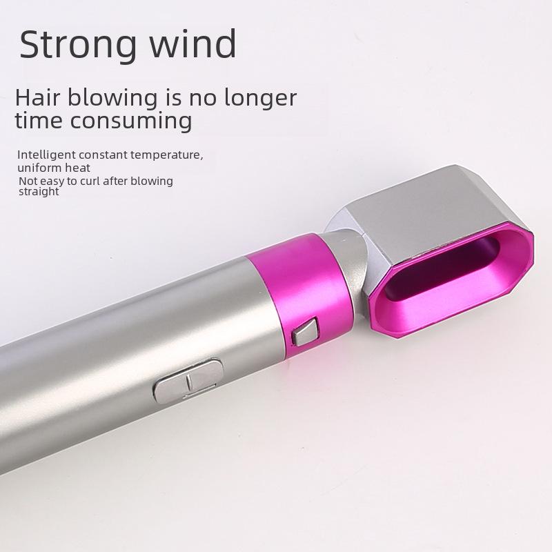 5-in-1 Hot Air Comb: Automatic Curler & Straightener, Constant Temperature, Hair-Safe Styling Comb, Powerful Hair Dryer