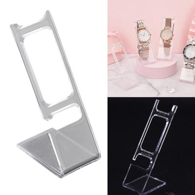 Průhledný držák na hodinky Organizéry na šperky Praktické organizéry s držákem na hodinky vhodné pro obchody a domácí úložiště