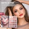 Ombretto Multi-colore Book Perlescente Finemente Scintillante, Fard a Lunga Tenuta, Gloss Labbra ad Alta Lucentezza Tutto-in-uno Makeup.