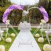 6.7ft Metal Arch Backdrop Iron Wedding Arch Balloon Stand for Outdoor Wedding Decorations, Heart Wedding Arch for Ceremony