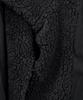 Noirer Shearling Detachable Goose Half Padded Jacket (Black)