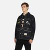 Evisu AW23 Hinata Fire Boy Festival Pattern Printed Regular Fit Denim Shirt Jacket Men shirts Denim-Blue 2EAHTM3SJ1024XXDN