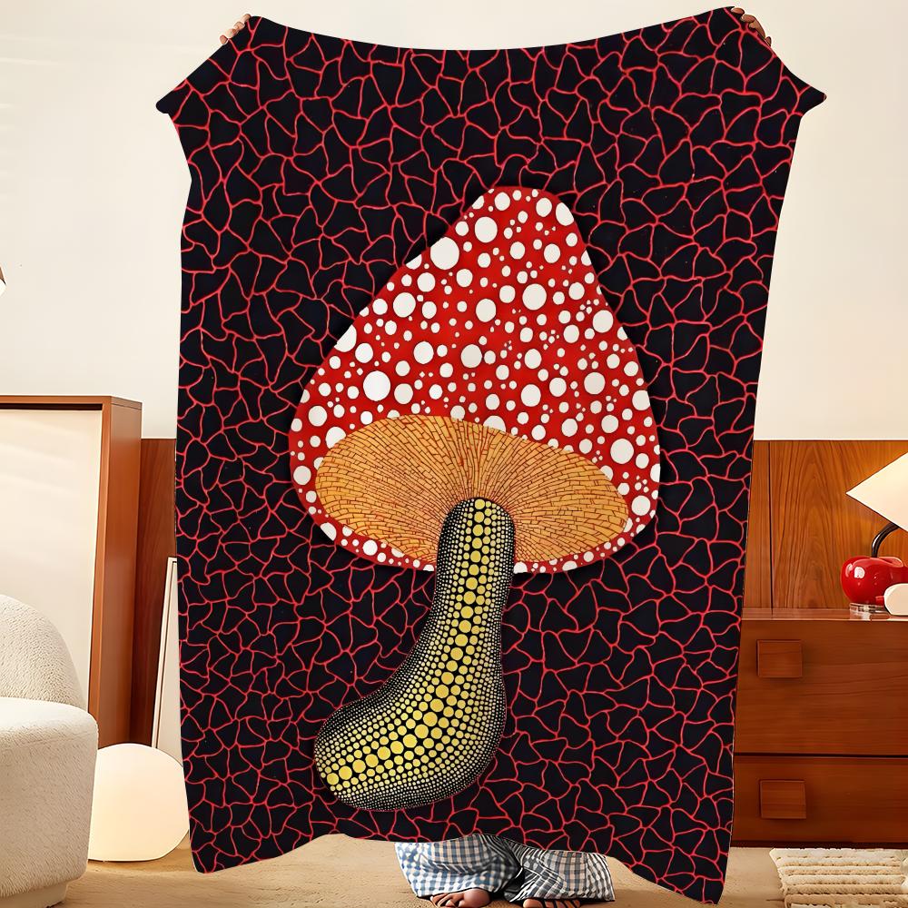 Artist Y-Yayoi K-Kusama Throw Flannel Throw Blanket, Lightweight Cozy, Durable Washable Cute Cool