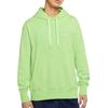 Nike Vêtements de sport Molleton French Terry Sweat à capuche Logo Brodé Manches Longues Homme Haut Vert Acide DA0024-399