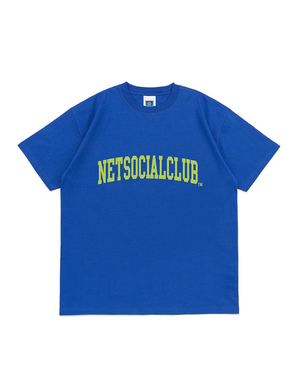 Net Social Club Arch Logo Tee (Ocean Blue) Ocean Blue/S