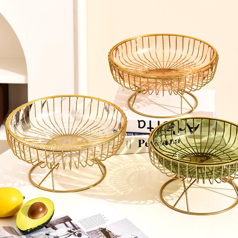 Elegant Fruit and Snack Display Tray for Living Room Coffee Table