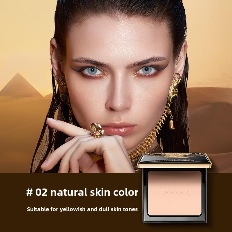 ZEESEA Pressed Mineral Makeup Natural Powder Foundation with Concealer & Finishing Powder Medium to Full Coverage Vegan Friendly