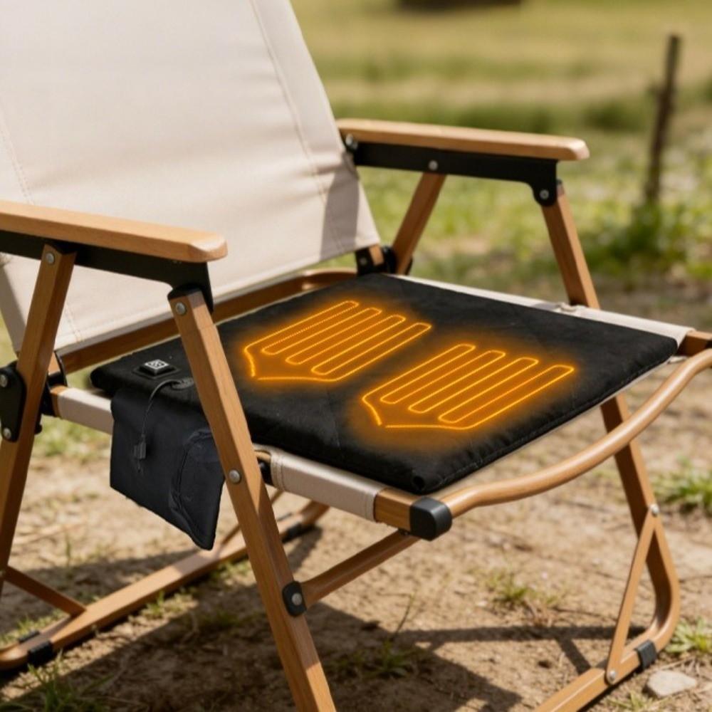 USB Charging Warm Heated Seat Mats Folding Fast Heating Portable Heated Seat Cushion Cold Resistant Lightweight