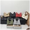 Korean Style Plaid Dumpling Bag: Women's 2026 Versatile Drawstring Crossbody