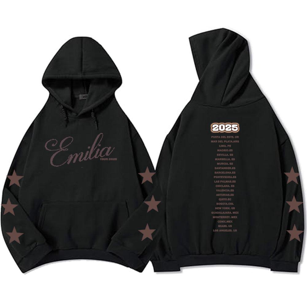 Emilia Mernes Tour Hoodies Long Sleeve Women Men Sweatshirt Autumn Fashion Singer Graphic Sudaderas Unisex Pullovers