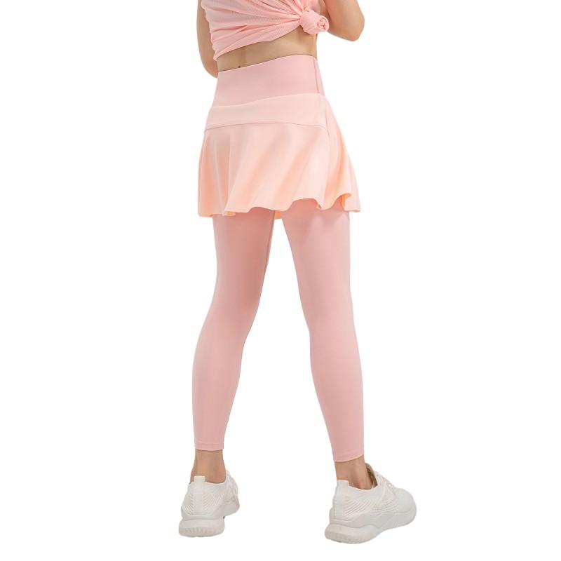 Children Girls Quick Drying Sports Pants One-piece Culottes Yoga Pants