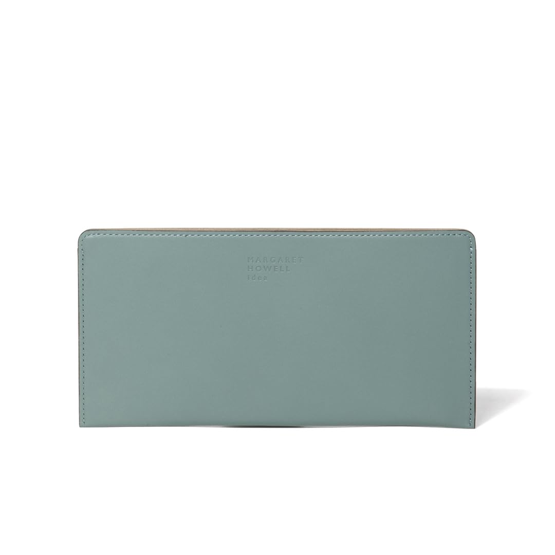Margaret Howell Idea Slim Long Wallet Leather Nubuck Soft Leather MHLW4JT1 [Elm] Women s синий
