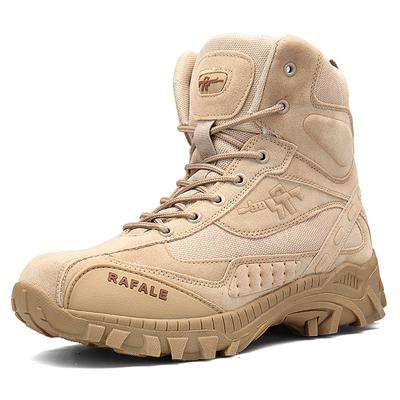 Battlefield Wüstenstiefel Herbst und Winter High-Top Freizeit Sport Trainingsstiefel Bergstiefel für Herren rutschfest abriebfest