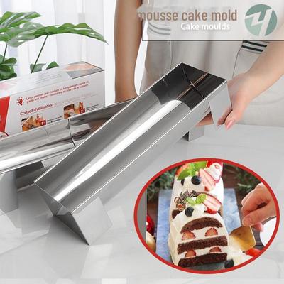 Stainless Steel Adjustable Semicircular Mousse Cake and Bread Mold
