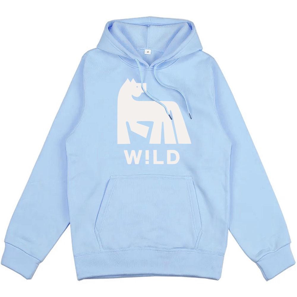 W!LD Album Grafik Kapuzenpullover Russ Sänger Lustiger Cartoon Print Sweatshirts Fleece Locker Unisex Streetwear Herren Damen Kleidung Grunge