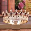 Luxus Kristall Barock Festzugskronen Kuchen Dekorationen Königin Prinzessin Tiara Hochzeitsfeier Zubehör