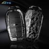 Abs Carbon Fiber Car Key Case Cover For Toyota Chr Hilux Fortuner Land Cruiser 200 Camry Corolla Crown Rav4 Highland Accessories