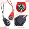 Multifunctional Mini Survival Compass Waterproof Hiking Compass Lanyard Compass  Hiking