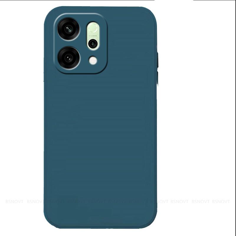 For Reno 14 Case Cover OPPO Reno 14 Pro Capas New Shockproof Phone Bumper Back Soft TPU Original Liquid Silicone Fundas Reno 14