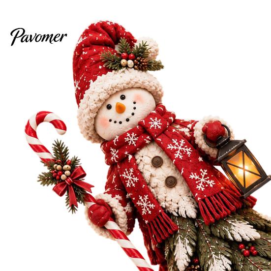Decorative Figurines for Mantel Christmas Santa Claus/Snowman/Witch Figurine with Tree Skirt Design, Table Centerpiece Witch Collectibles Christmas,
