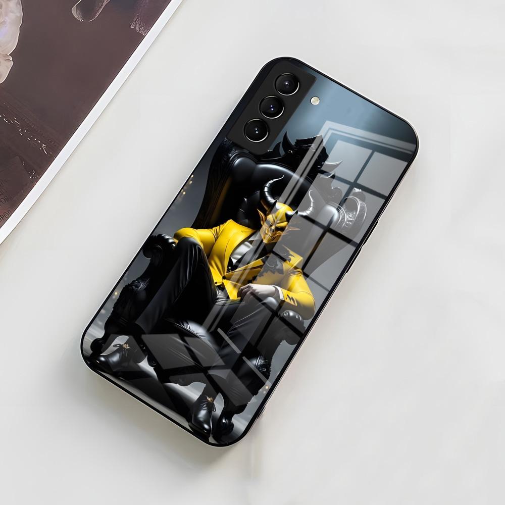 Devil In A Suit Phone Case For Samsung A56 A36 A26 A16 A15 A25 A35 A55 A14 A34 A24 A54 Glass Case