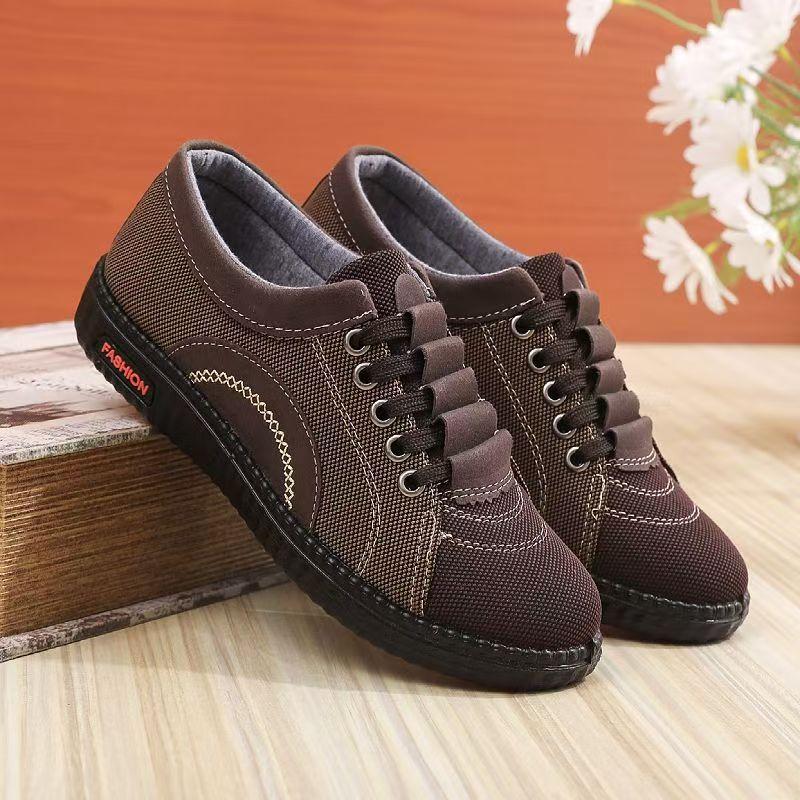 

Spring and Autumn new cloth shoes women s lightweight non-slip flat heels soft-soled comfortable shoes 41