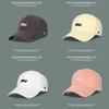Cotton Baseball Cap With Embroidery Sun Protection For Casual Women