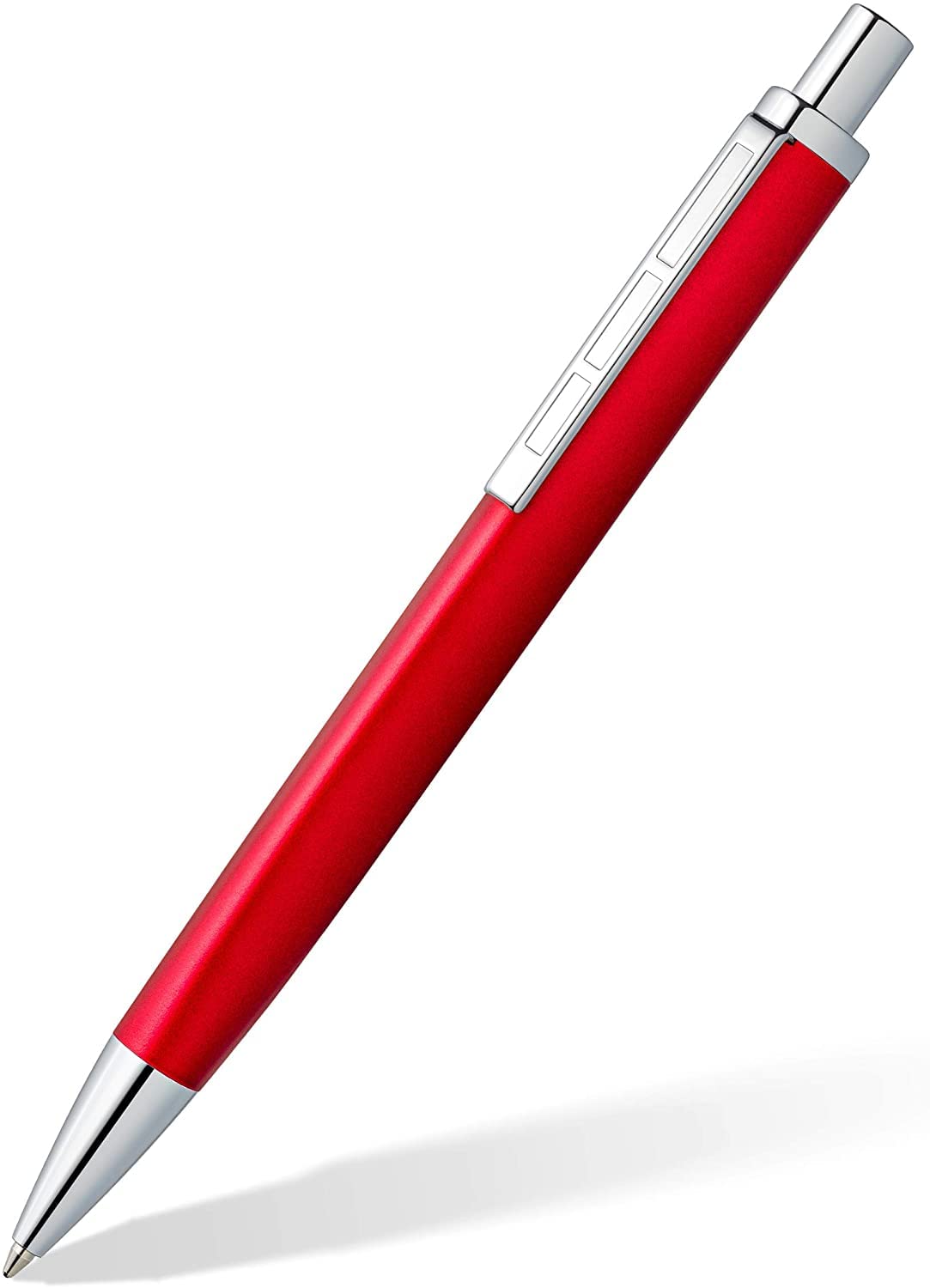 

Staedtler Шариковая ручка Triplus со средним стержнем, синяя, треугольная, с красным кольцом, 444, красная, (M), Чернила, Корпус, M02-3 [Б/у]