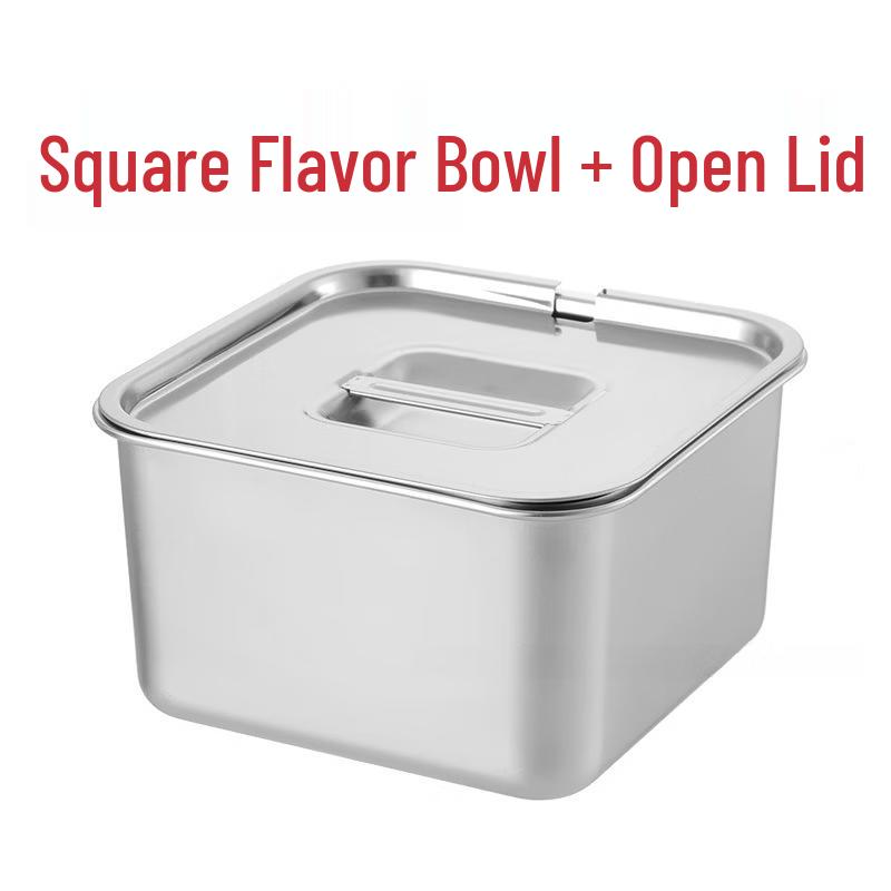 Stainless Steel Round Divided Serving Dish with Lid