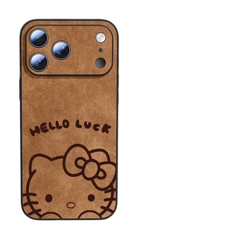 Applicable to Apple 17promax mobile phone case iphone16pro lambskin 15 new 13 puppy couple 14pro