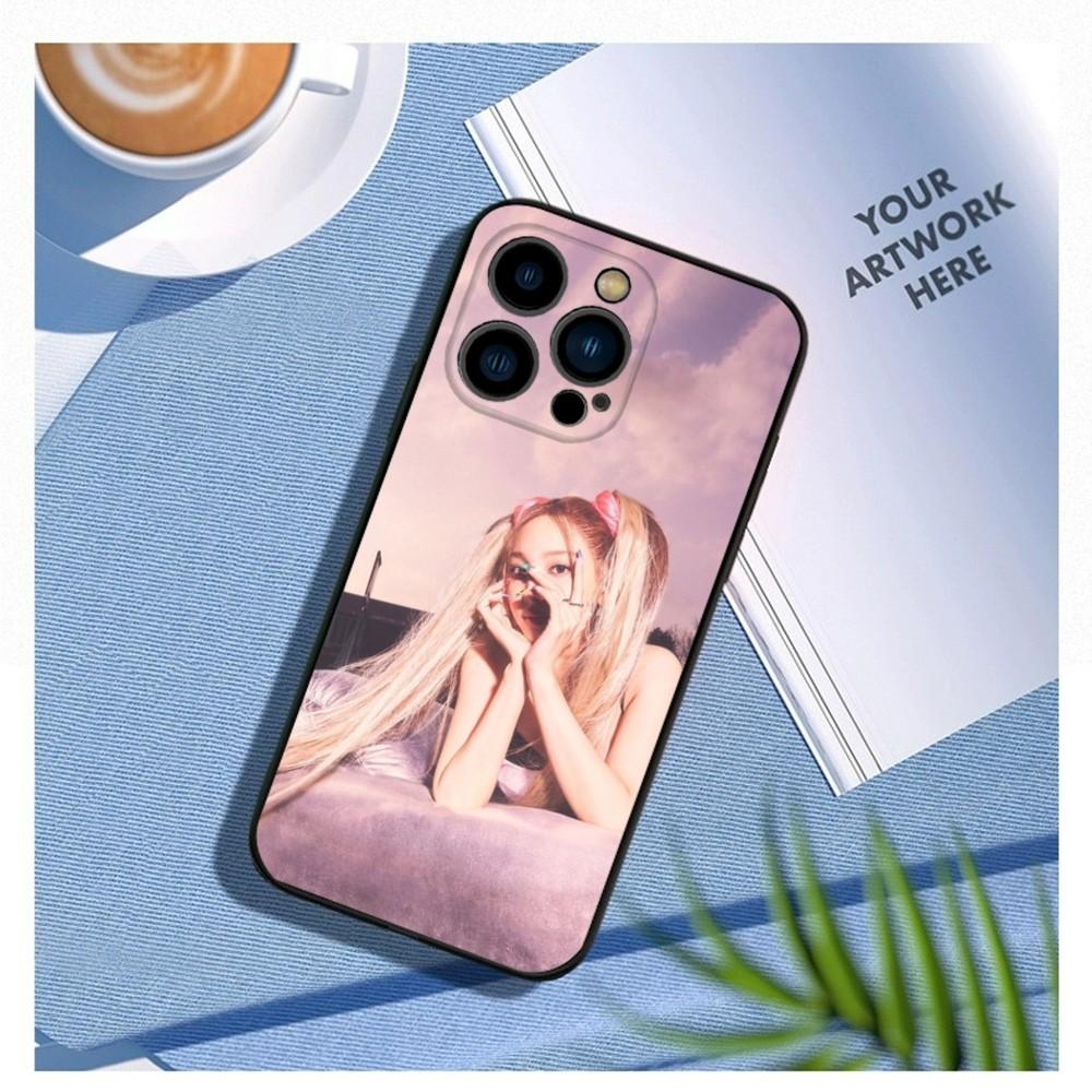 Kpop N-Nayeon ABCD Phone Case For iPhone15,14,13,12 Mini 11 Pro XR,X,XS,MAX 7,8 Plus Silicone Cover Soft Black