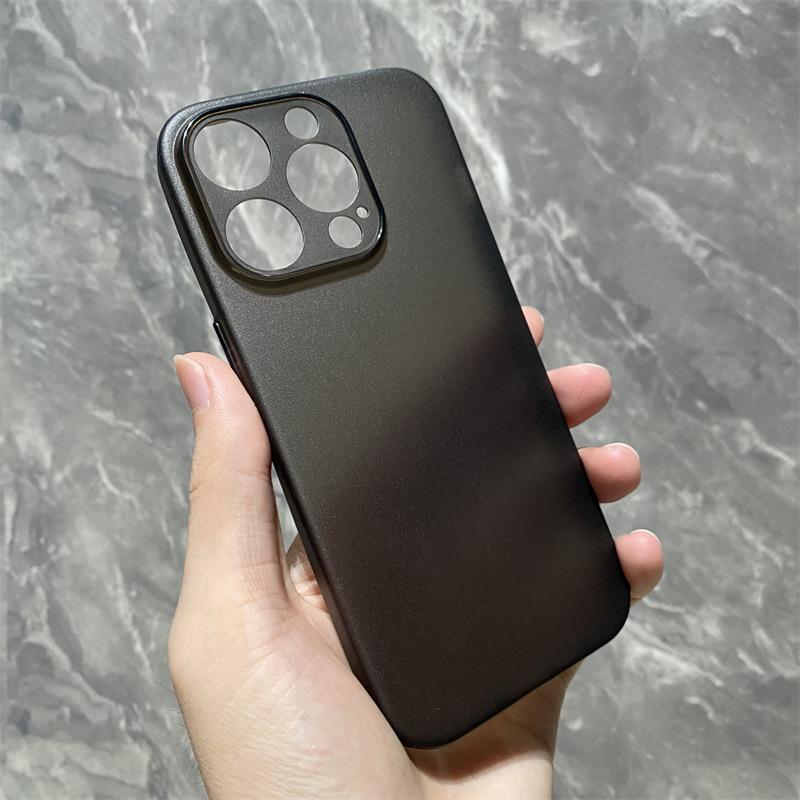 Ultra-thin Protective Frosted Case for iPhone 15 Pro Max - Soft Shell, Bare Metal Feel