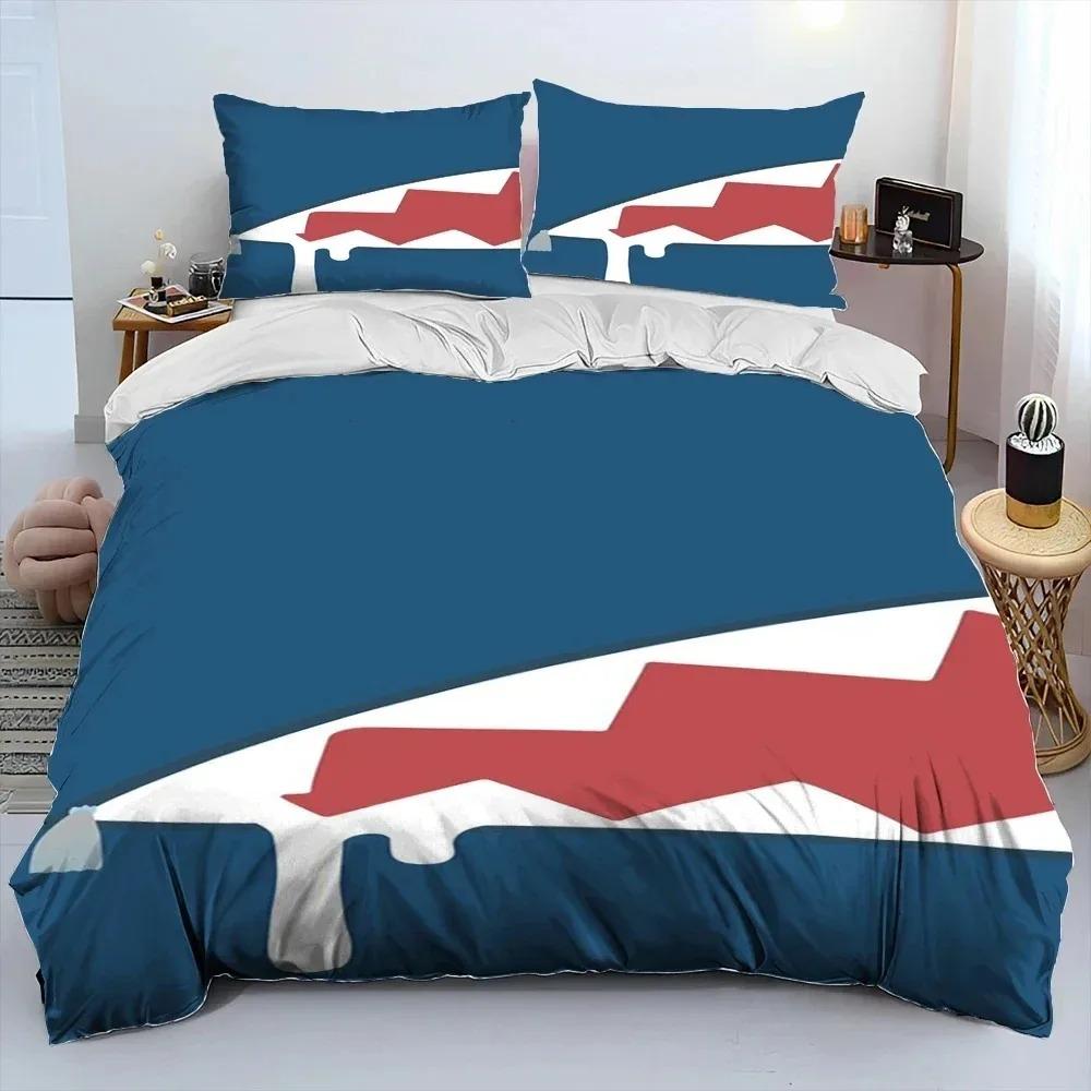 Cute Gawr Gura Hololive Anime Shark Bedding Set Duvet Cover Bed Set Quilt Cover Pillowcase Comforter King Queen Size Boys Adult