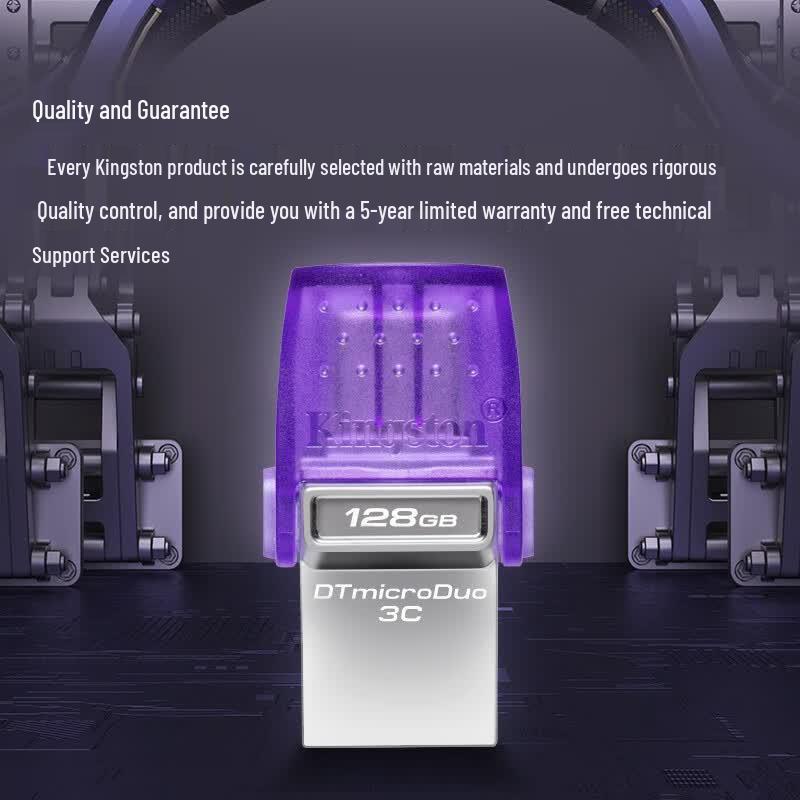 Kingston DataTraveler DUO 3CG3 USB 3.2 Gen 1 Type-C Flash Drive