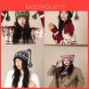 Knitted Cat Eared Beanie With Warmth For Winter Casual Wear