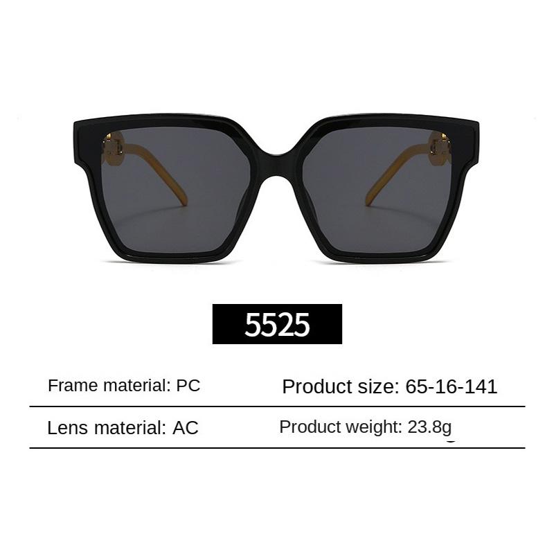 High-quality Large Frame Square Sunglasses Women Men Exquisite Brand Sun Glasses Leisure Travel Lady Man Glasses UV400