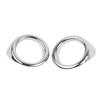 2Pcs Chrome Front Fog Light Lamp Trim Cover For Subaru XV Crosstrek 2018-