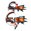 12 Spikes Ice Cleats Adjustable Crampons for Hiking Climbing Snow Walking Shoes Men and Women with Storage Bag 12 Teeth