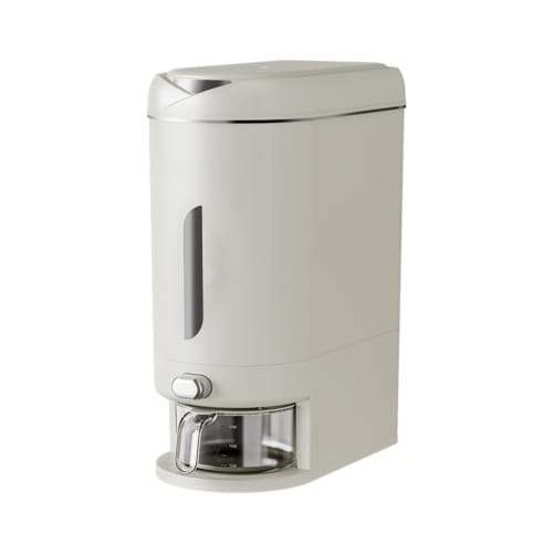 Rice Storage Box, Rice Basket, Rice Storage Box, Ultra-Thin, Push-Button Operation, 5kg/10kg Capacity, Wash-Free Rice Storage Box, Kitchen, Compact, S