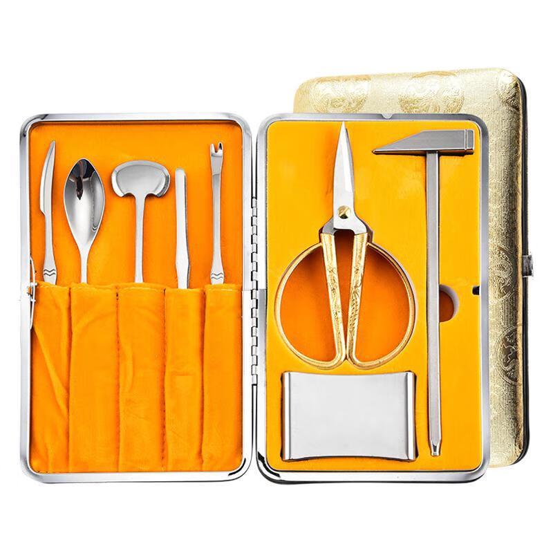 Набор из 8 предметов для крабов Wutuo с узором «Золотой Дракон»