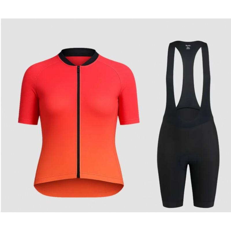 Maßgeschneidertes Radtrikot-Set Kurzarm-Oberteil Shorts Fahren Atmungsaktiv Feuchtigkeitstransportierend Unisex