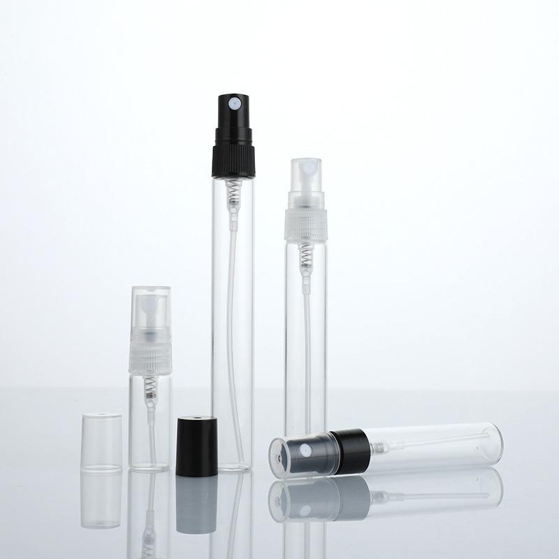 Portable Refillable Travel Perfume Spray Bottle with Dropper, Small Capacity