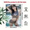 Hisun Tin Sign HD Metal Tin Sign Poolside Bikini Girl Poster Vintage Wall Art Decor for Home Bar Pub Garage Waterproof Retro Metal Plaque
