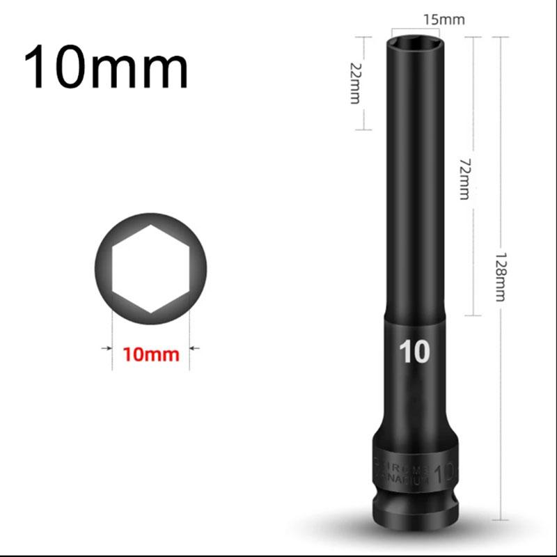 1/2 Drive Wrench Hex Head 8-24mm Adapter Spanner Converter Deep Impact Socket Tire Removal Tools