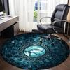 1PC Eye of Horus, Hieroglyphics Office Round Area Rug,  Mat Suitable ForOffice, Under Office Chairs Bedroom Living Room Home Decor, Room Deco