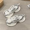 Fashion 5 Cm Platform Women Sneakers 2025 Summer Fashion Thick Soled Shoes Breathable Hollow Mesh Footwear Outdoor Popular