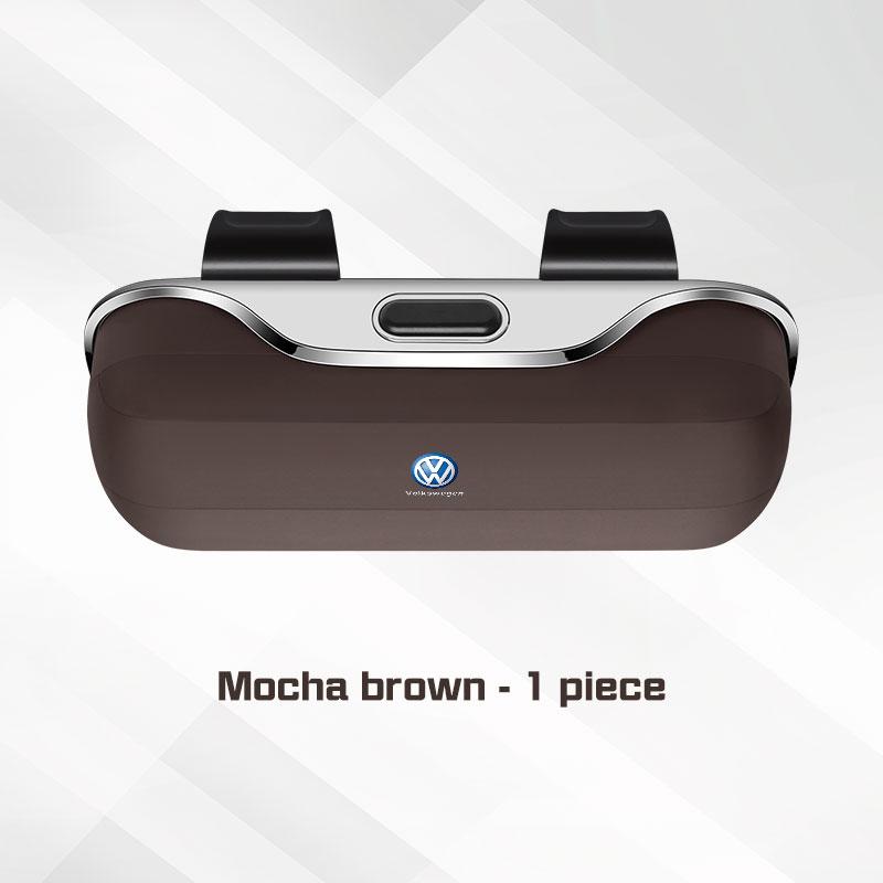 DOG1 For Volkswagen VW R GTI Beetle Touareg Tiguan Touran CC Golf Car Visor Glasses Case Accessories Sunglasses Holder Eyeglasses Box